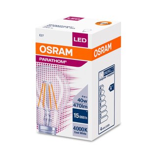 OSRAM LEDVANCE PARATHOM CL A  FIL 40 non-dim  4W/840 E27