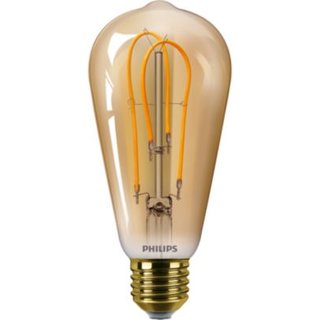 PHILIPS Classic LEDbulb 5 Watt E27 820 ST64 gold Vintage