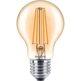 PHILIPS Classic LEDbulb 7,5 Watt E27 820 A60 gold Filament dimmbar