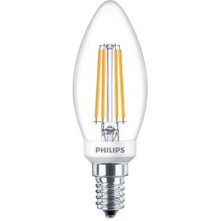 PHILIPS Classic LEDcandle Kerzenlampe 5 Watt E14 827 2700 Kelvin warmweiss extra B35 klar dimmbar