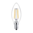 PHILIPS Classic LEDcandle Filament Kerzenlampe 4 Watt E14...