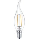 PHILIPS Classic LEDcandle Filament Kerzenlampe 2 Watt E14...