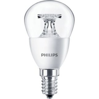 PHILIPS CorePro LEDluster Tropfenlampe 5,5 Watt 827 2700 Kelvin E14 P45 klar warmweiss extra
