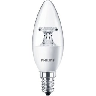 PHILIPS CorePro LEDcandle Kerzenlampe 5,5 Watt 827 2700 Kelvin E14 B35 klar warmweiss extra