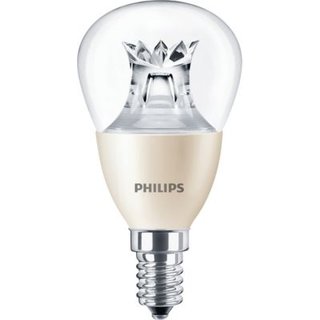PHILIPS Master LEDluster Tropfenlampe E14 6 Watt 827 warmweiß extra klar dimmbar