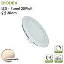 DIODEX LED Panel rund / 30cm / 20Watt / warmweiß / 3000K...