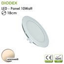 DIODEX LED Panel rund / 18cm / 10Watt / warmwei� / 3000K...