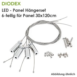 DIODEX H�ngerset / 6-teilig / f�r Panel 30x120 cm