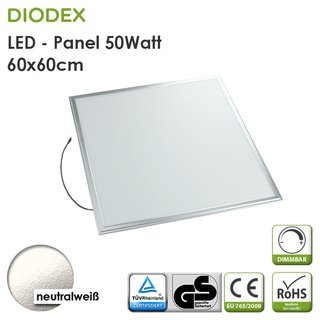 DIODEX LED Panel / 60x60cm / 50Watt / neutralwei� / 4000K...