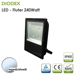 DIODEX LED Fluter / 240Watt / tageslichtweiß / 6000K / 15500 Lumen