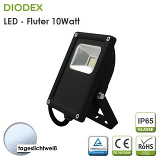 DIODEX LED Fluter / 10Watt / tageslichtweiß / 6000K / 670 Lumen