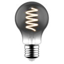 Blulaxa LED Filament Vintage Lampe Birnenform Rauchglas 5...
