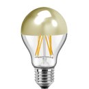 Blulaxa LED Filament Vintage Lampe Birnenform Goldglas 7...