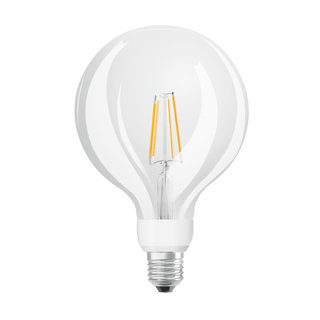 OSRAM LEDVANCE LED Globelampe Filament Parathom+ Globe125 60 Watt 7 Watt 827 2700 Kelvin warmweiss extra E27 dimmbar