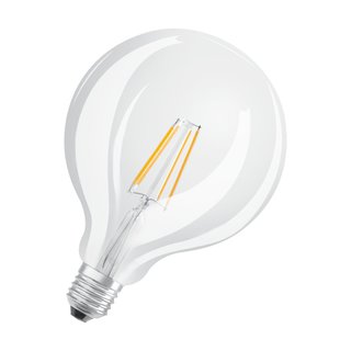 OSRAM LEDVANCE LED Globelampe Parathom Filament Classic Globe60 6 Watt E27 warmweiss extra klar