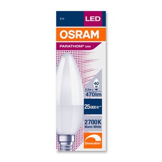 OSRAM LEDVANCE LED Parathom CL B 40W 5,5W 827 E14 dimmbar