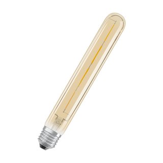 OSRAM LEDVANCE LED Rhrenlampe Filament Vintage 1906 Tubular Gold 4 Watt 824 2400 Kelvin warmweiss extra E27 klar